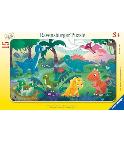 Amazon | Ravensburger ラベンスバーガー パズル 15ピース 動物園へ行